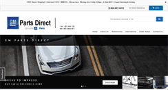 Desktop Screenshot of gmpartsdirect.co
