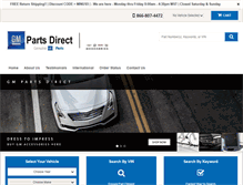 Tablet Screenshot of gmpartsdirect.co